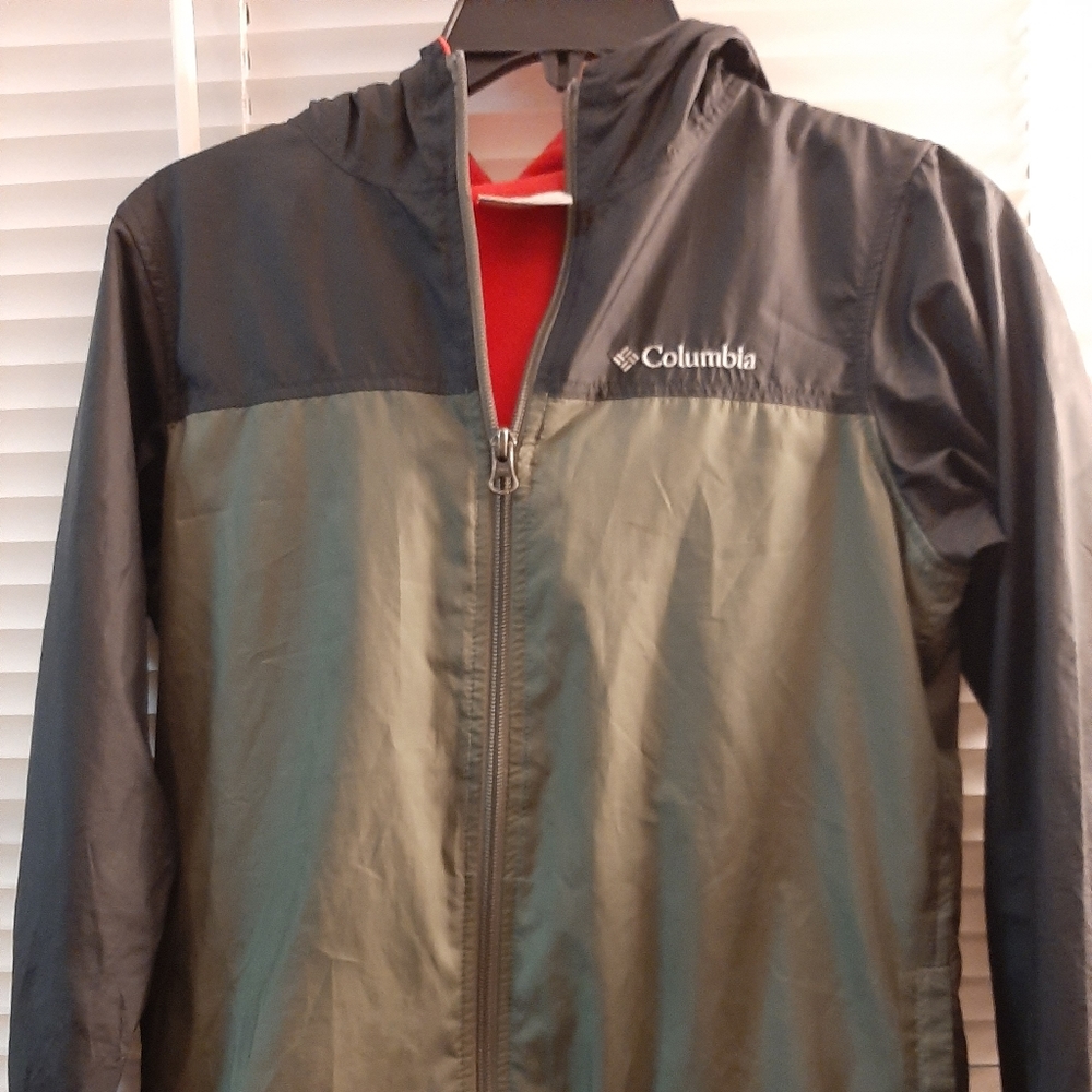 Boys Columbia Rain Jacket Medium